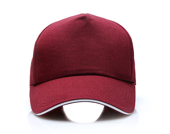 DIY Personalized Printable 100% Cotton Cap Sublimation Hat (Wine Red)